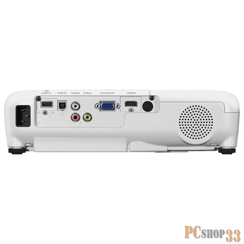 Проектор Epson EB-X05 V11H839040 {LCD, XGA 1024x768, 3300Lm, 15000:1, HDMI, USB, 1x2W speaker, lamp 10000hrs}