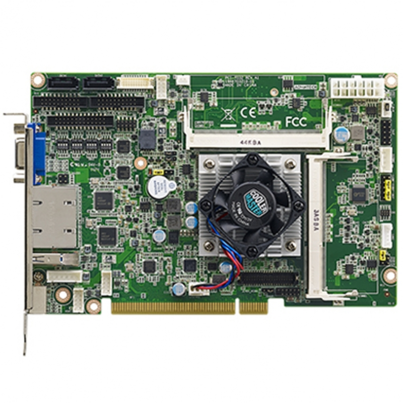 Материнская плата PCI-7032G2-00A1E, CPU Intel Celeron J1900, 2xDDR3L SO-DIMM, VGA/LVDS/DVI, 4xPCI 32