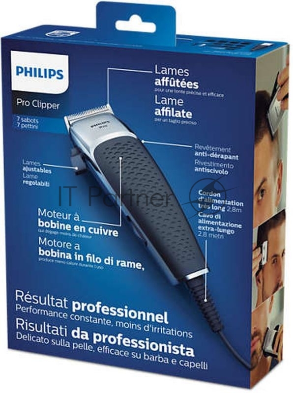 Машинка для стрижки Philips HC5100/15 серебристый/черный