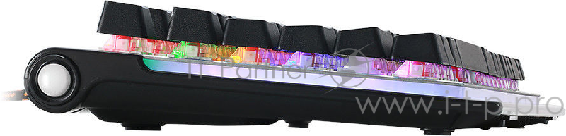 CANYON CND-SKB8-RU {Wired multimedia gaming keyboard with lighting effect, 20pcs rainbow LED & 19pcs RGB light, Numbers 104keys, RU+EN double injectio