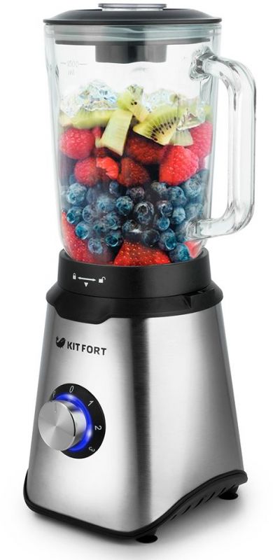 Блендер стационарный Kitfort КТ-1344 800Вт серебристый