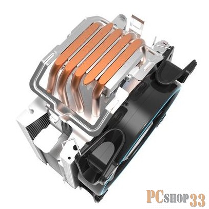 GameMax Gamma 500 RGB Кулер универсальный, Intel/AMD TDP 187W CPU