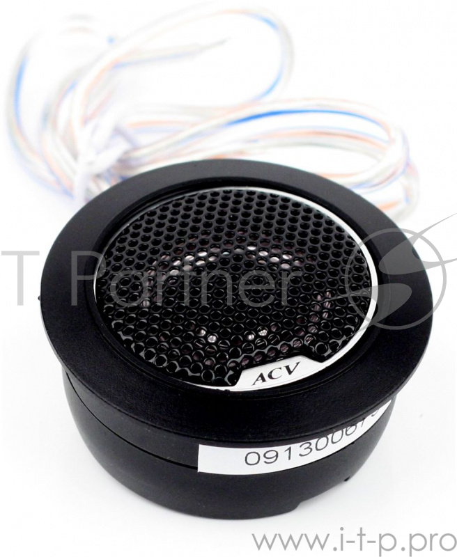 Колонки автомобильные ACV TWM-13 40Вт 89дБ 4Ом 2.6см (1дюйм) (ком.:2кол.) твитер однополосные