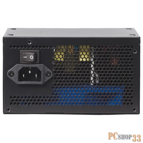 Блок питания NAVAN APFC-500W Блок питания 120мм blue fan, APFC, SCP, OVP,UVP, TC, DUAL EMI, черное покрытие, OEM