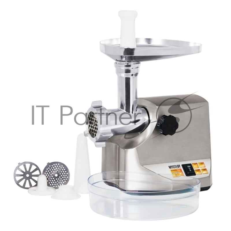 Мясорубка Mystery MGM-3100 3100Вт серебристый