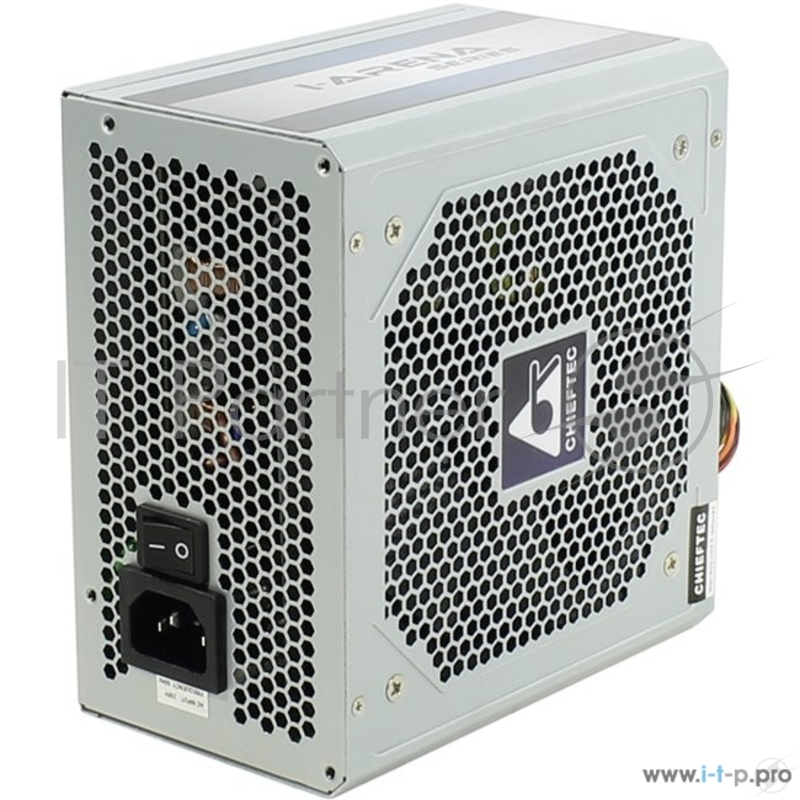 Блок питания Chieftec 500W OEM (GPC-500S) {ATX 2.3, 80 PLUS, 80% эфф, Active PFC, 120mm fan}