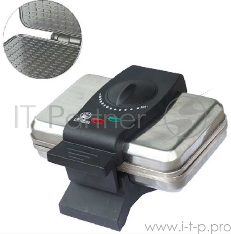 Вафельница ВАСИЛИСА ВА-204 Максимальная мощность 1000 Вт. Кол-во вафель 1. Форма вафель прямоугольные. Толщина вафель тонкие. Размер жарочной поверхности 22х14 см. Жарочные поверхности с антипригарным покрытием. Корпус из нержавеющей стали. Плавная р