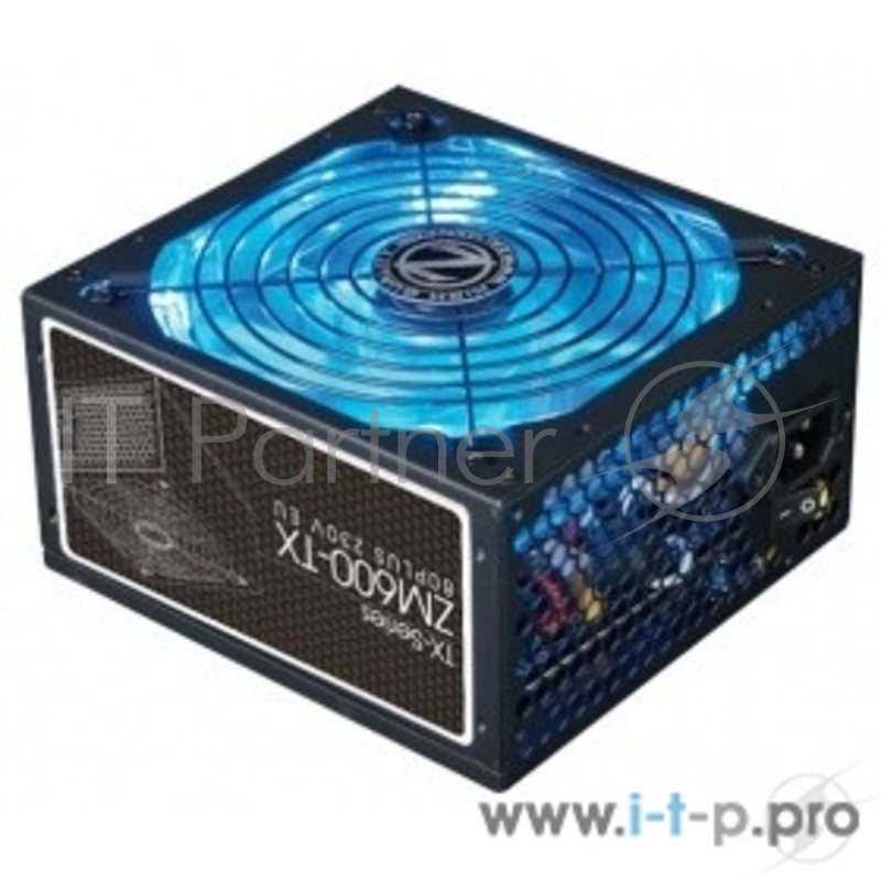 Блок питания Zalman TX ZM600-TX {600W 80+, ATX 2.3, APFC, 140mm fan, 24+4+4, 6xSATA, 2xPCI-E(6+2)) }