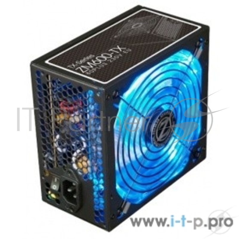 Блок питания Zalman TX ZM600-TX {600W 80+, ATX 2.3, APFC, 140mm fan, 24+4+4, 6xSATA, 2xPCI-E(6+2)) }