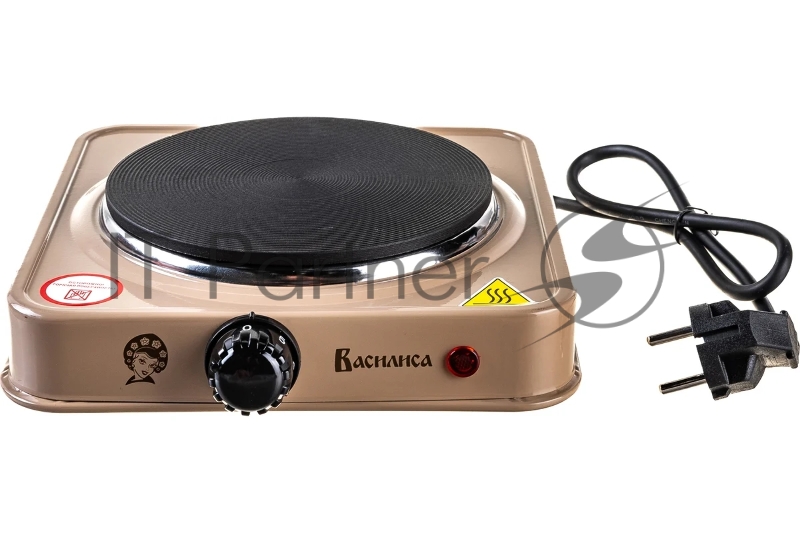 Электрическая плита Василиса ВА-904 бежевый настольная