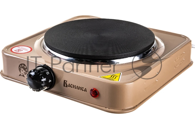 Электрическая плита Василиса ВА-904 бежевый настольная