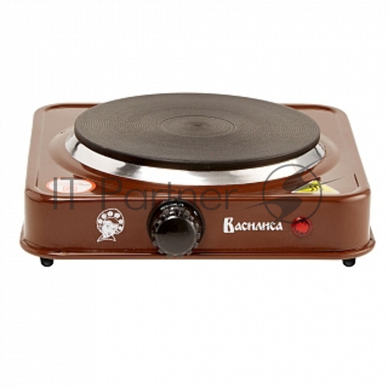Электрическая плита Василиса ВА-904 коричневый настольная