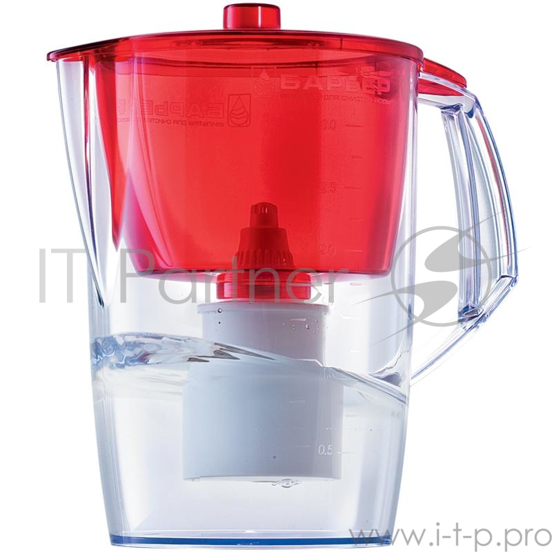 Фильтр для воды Фильтр-кувшин для воды БАРЬЕР Лайт(красный)