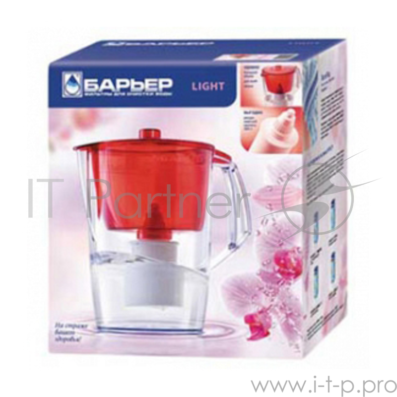 Фильтр для воды Фильтр-кувшин для воды БАРЬЕР Лайт(красный)