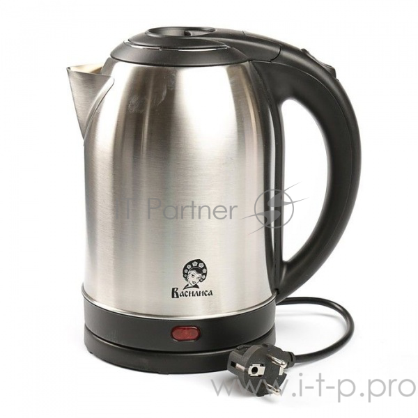 Чайник Василиса Т31-2000 нерж/черный ()