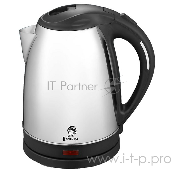 ВАСИЛИСА Т28-1800 нержавейка Максимальная мощность 1800 Вт. Объем 1,8 л. Закрытый нагревательный элемент из нержавеющей стали. Корпус из нержавеющей стали. Вращение корпуса на 360°. Световой индикатор работы. Удобство хранения электрошнура. Многоуро