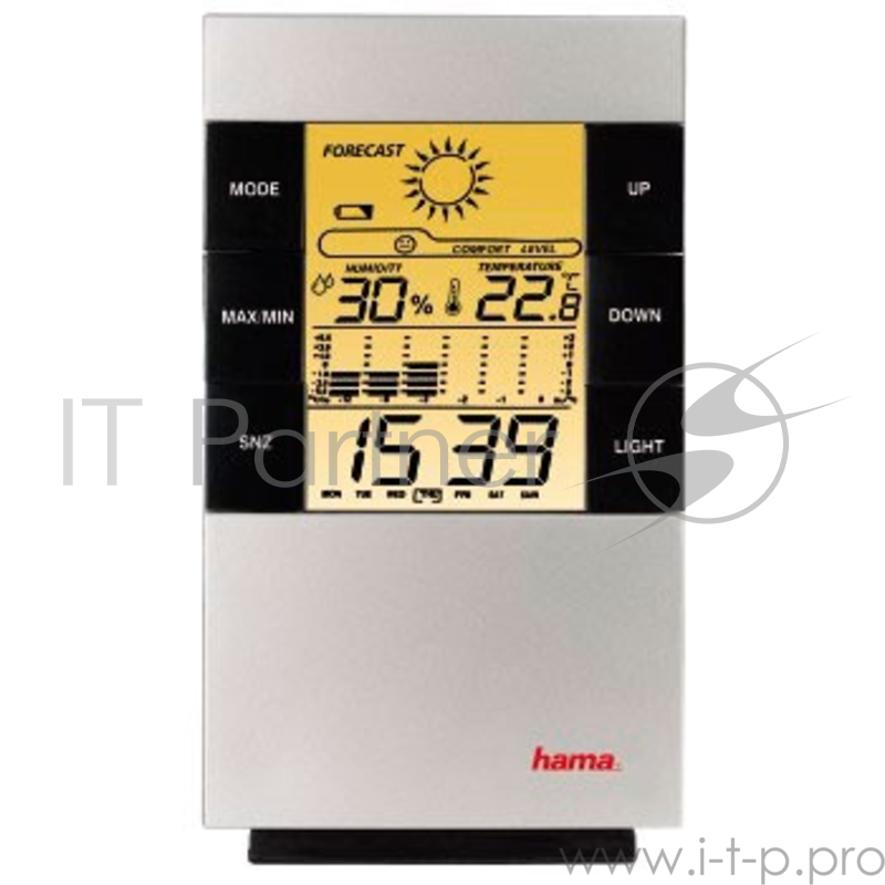 Термометр Hama TH-200 H-87682 серебристый/черный