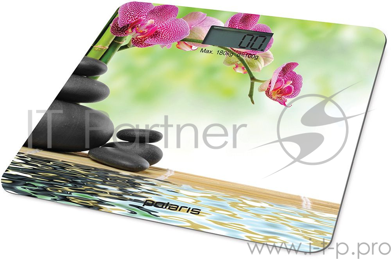 POLARIS PWS1868DG Весы напольные, электрон., 180 кг, стекло