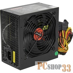 Блок питания Exegate EX259605RUS Блок питания 700W Exegate 700NPX, ATX, black, 12cm fan, 24p+(4+4)p, 6/8p PCI-E, 4*SATA, 2*IDE, FDD