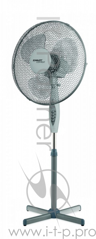 Вентилятор напольный Scarlett SC-SF111RC03 45Вт скоростей:3 серый