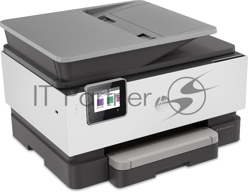 МФУ струйный HP Officejet Pro 9010 AiO (3UK83B) A4 Duplex WiFi USB RJ-45 белый/серый
