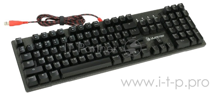 Клавиатура A4 Bloody B800 серый/черный USB Gamer LED