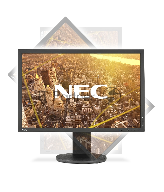 NEC 24.1 PA243W-BK LCD Bk/Bk (AH-IPS; 16:10; 340cd/m2; 1000:1; 6 ms; 10 bit; 1920x1200; 178/178; D-