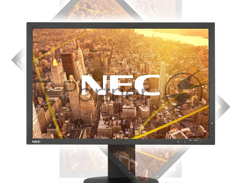 NEC 24.1 PA243W-BK LCD Bk/Bk (AH-IPS; 16:10; 340cd/m2; 1000:1; 6 ms; 10 bit; 1920x1200; 178/178; D-