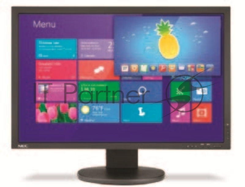 NEC 24.1 PA243W-BK LCD Bk/Bk (AH-IPS; 16:10; 340cd/m2; 1000:1; 6 ms; 10 bit; 1920x1200; 178/178; D-