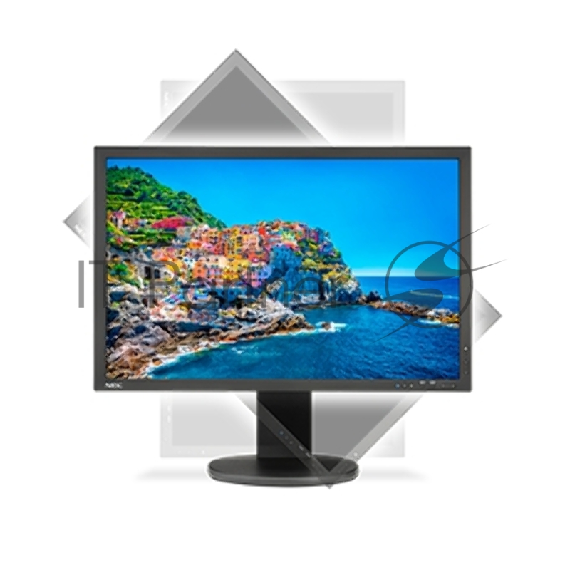 NEC 24.1 PA243W-BK LCD Bk/Bk (AH-IPS; 16:10; 340cd/m2; 1000:1; 6 ms; 10 bit; 1920x1200; 178/178; D-