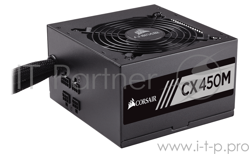 Блок питания Corsair CX 450M RTL CP-9020101-EU {450W,80+ Bronze, ATX v2.3, Active PFC, CM,120mm Fan)