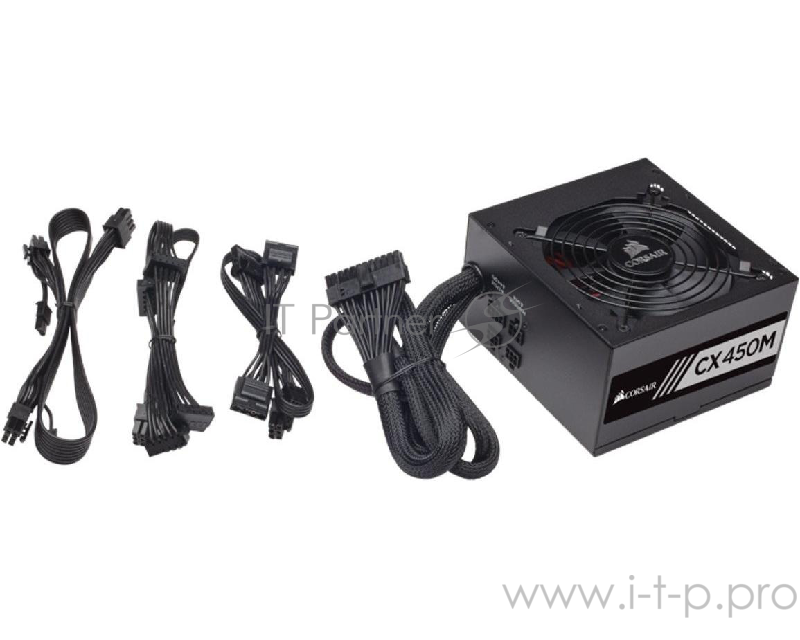 Блок питания Corsair CX 450M RTL CP-9020101-EU {450W,80+ Bronze, ATX v2.3, Active PFC, CM,120mm Fan)