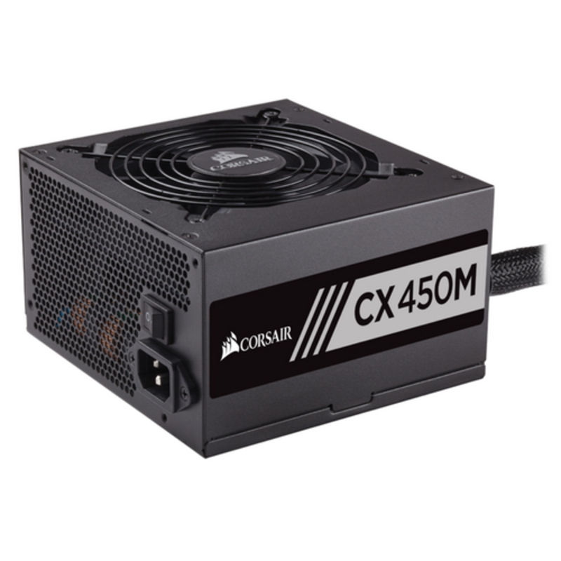 Блок питания Corsair CX 450M RTL CP-9020101-EU {450W,80+ Bronze, ATX v2.3, Active PFC, CM,120mm Fan)
