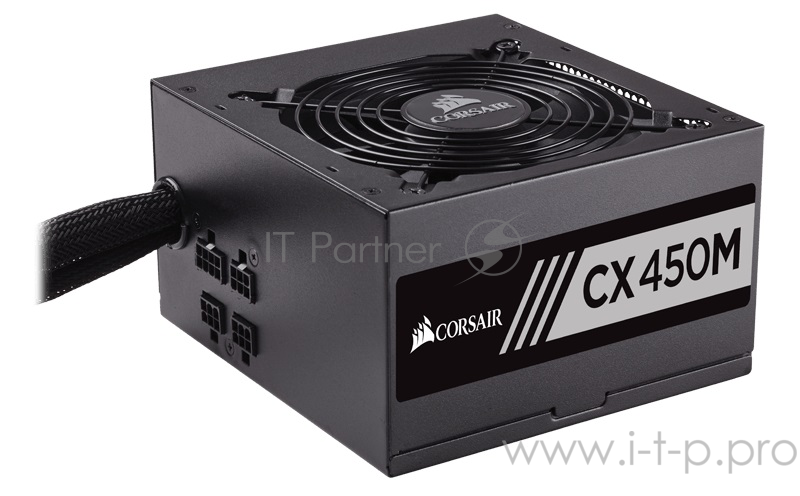 Блок питания Corsair CX 450M RTL CP-9020101-EU {450W,80+ Bronze, ATX v2.3, Active PFC, CM,120mm Fan)