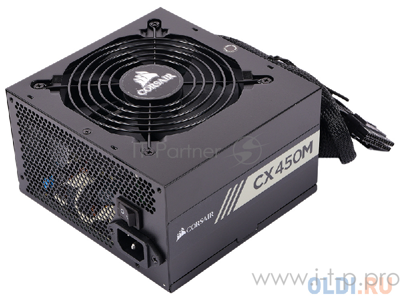 Блок питания Corsair CX 450M RTL CP-9020101-EU {450W,80+ Bronze, ATX v2.3, Active PFC, CM,120mm Fan)
