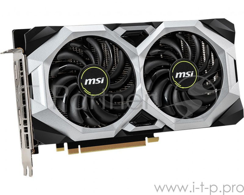 Видеокарта MSI PCI-E RTX 2060 SUPER VENTUS OC nVidia GeForce RTX 2060SUPER 6144Mb 192bit GDDR6 1710/14000/HDMIx1/DPx3/HDCP Ret