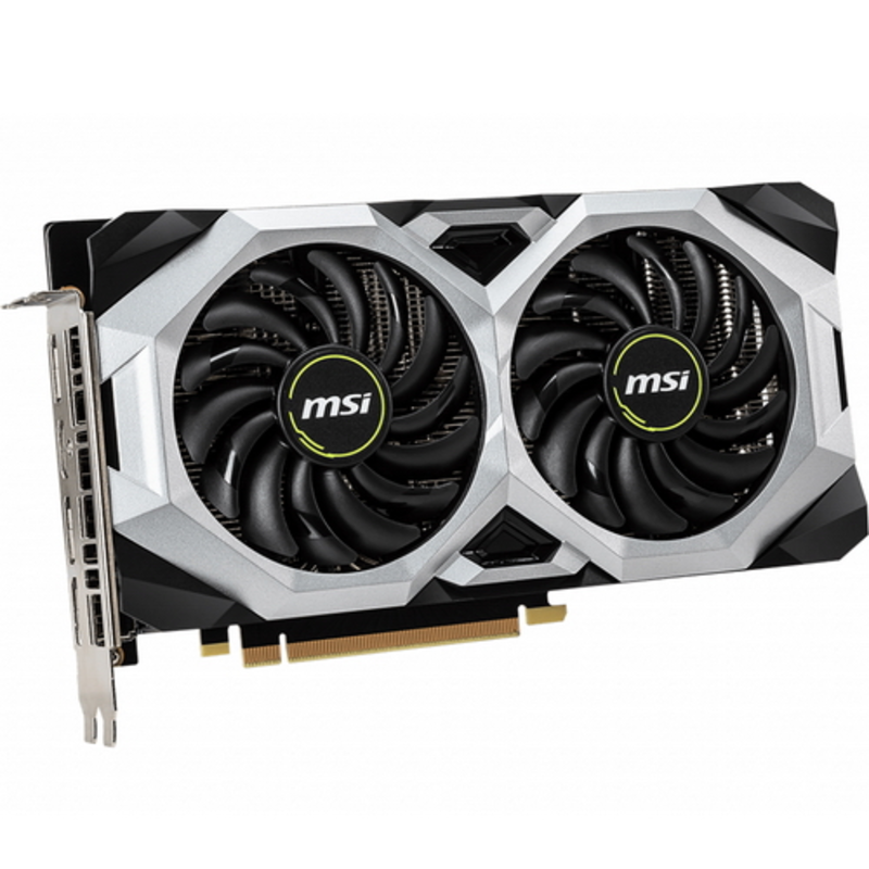 Видеокарта MSI PCI-E RTX 2060 SUPER VENTUS OC nVidia GeForce RTX 2060SUPER 6144Mb 192bit GDDR6 1710/14000/HDMIx1/DPx3/HDCP Ret