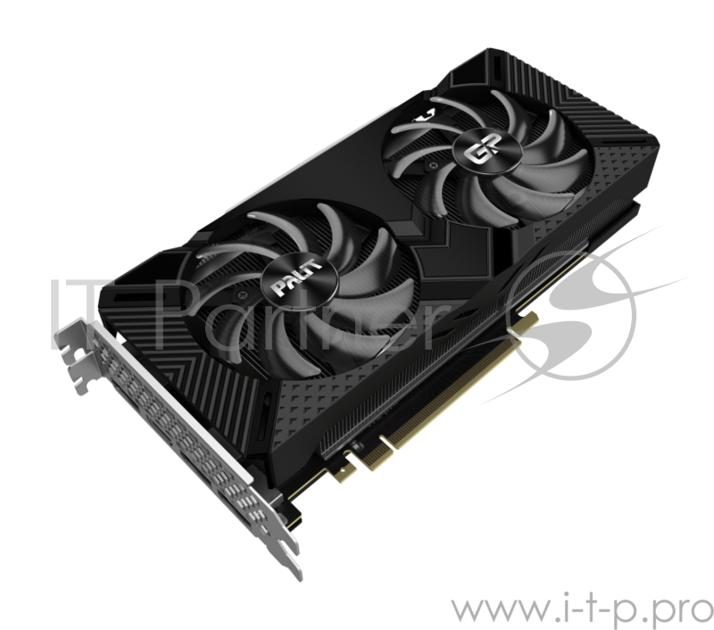 Видеокарта Palit PCI-E PA-RTX2060SUPER GP OC 8G nVidia GeForce RTX 2060SUPER 8192Mb 256bit GDDR6 1470/14000/HDMIx1/DPx3/HDCP Ret