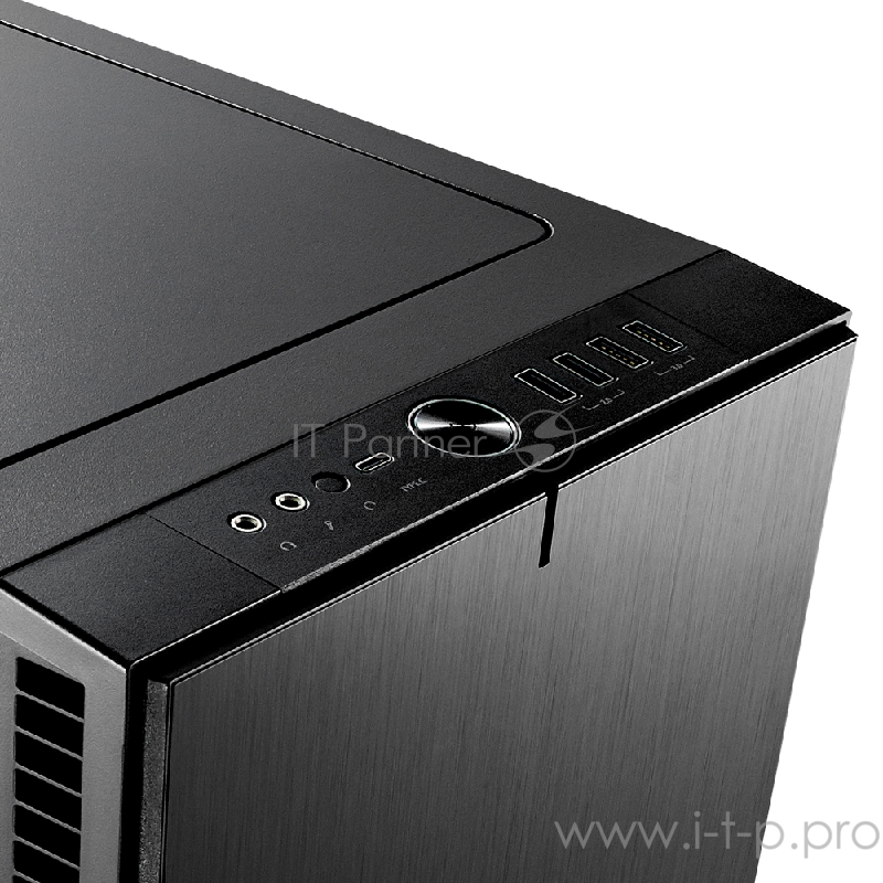 Корпус Fractal Design Define R6 USB-C черный без БП E-ATX 7x120mm 7x140mm 2xUSB2.0 2xUSB3.0 audio front door bott PSU