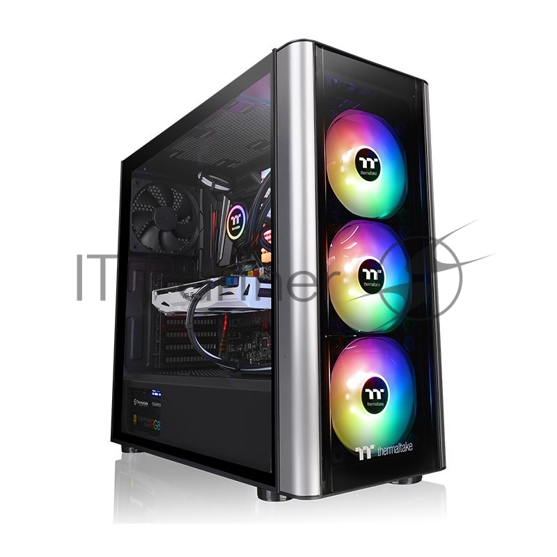 Корпус Thermaltake Level 20 MT ARGB черный без БП ATX 1x200mm 2xUSB3.0 audio bott PSU