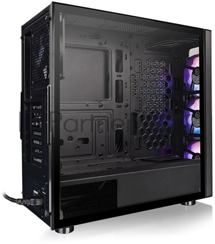 Корпус Thermaltake Level 20 MT ARGB черный без БП ATX 1x200mm 2xUSB3.0 audio bott PSU
