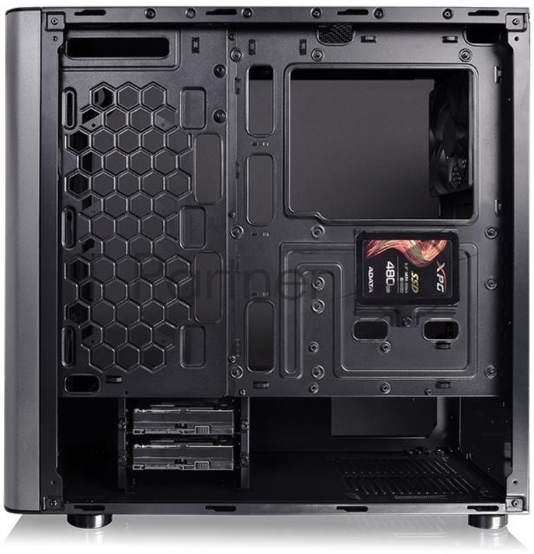 Корпус Thermaltake Level 20 MT ARGB черный без БП ATX 1x200mm 2xUSB3.0 audio bott PSU