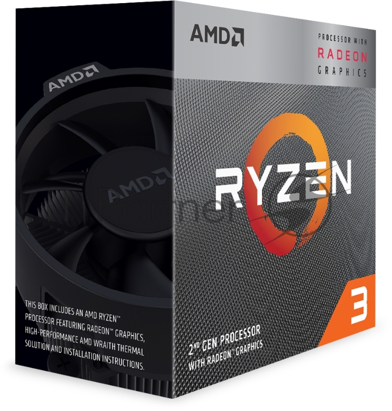Процессор RYZEN X4 R3-3200G SAM4 BX 65W 3600 YD3200C5FHBOX AMD