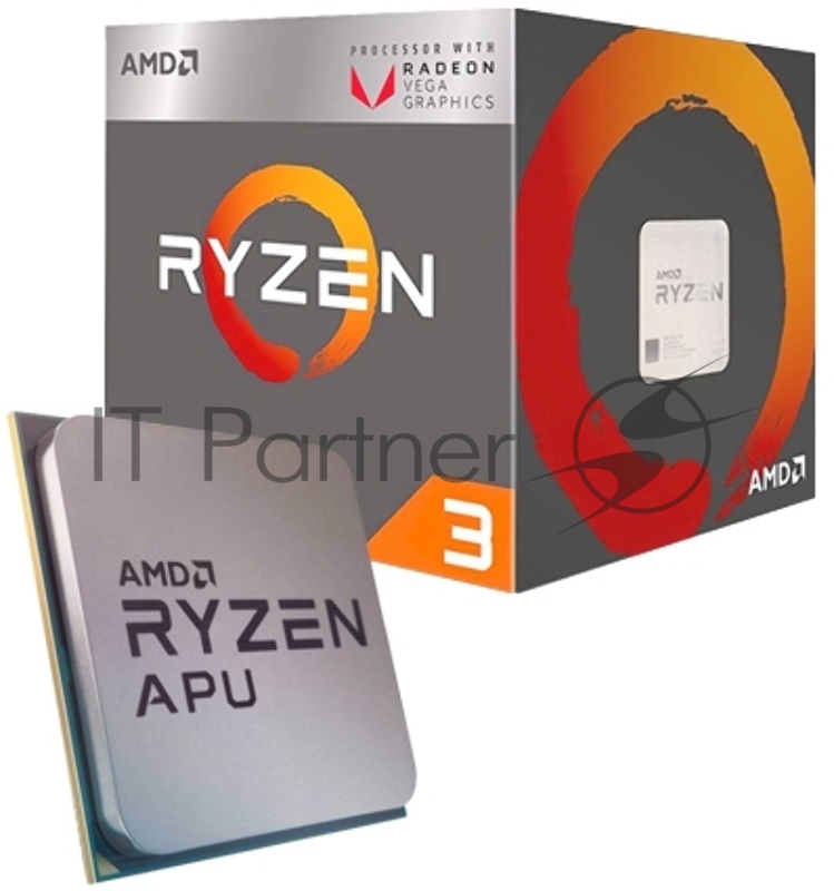 Процессор RYZEN X4 R3-3200G SAM4 BX 65W 3600 YD3200C5FHBOX AMD