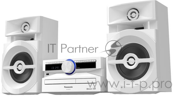 Минисистема Panasonic SC-UX100EE-W белый 300Вт/CD/CDRW/FM/USB/BT