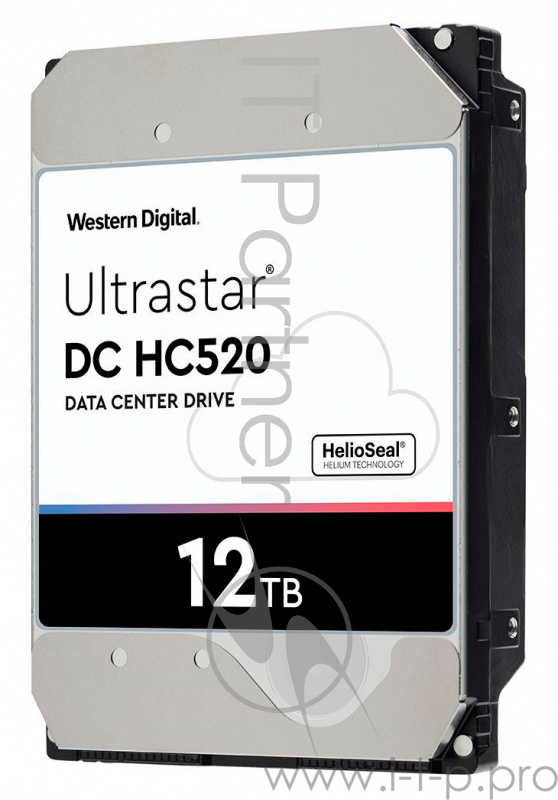 Жесткий диск WD Original SAS 3.0 12Tb 0F29562 HUH721212AL4204 Ultrastar DC HC520 4KN (7200rpm) 256Mb 3.5