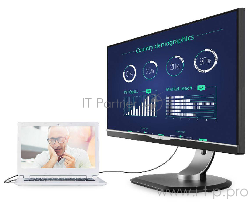 Монитор Philips 25 258B6QUEB/00 Silver-Black с поворотом экрана (USB-Монитор, IPS, LED, 2560x1440,