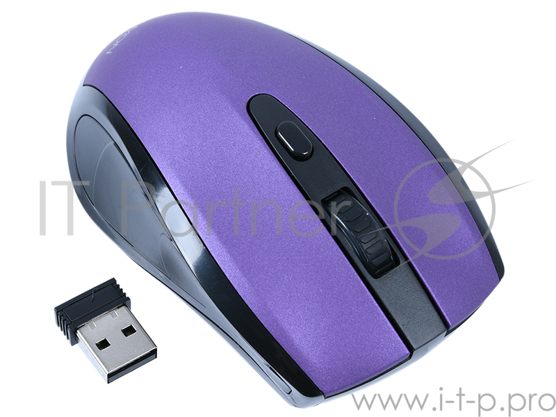CANYON CNS-CMSW08V {2 in 1 Wireless optial mouse with 6 buttons, DPI 800/1200/1600, 2 mode(BT/ 2.4GHz), Violet}