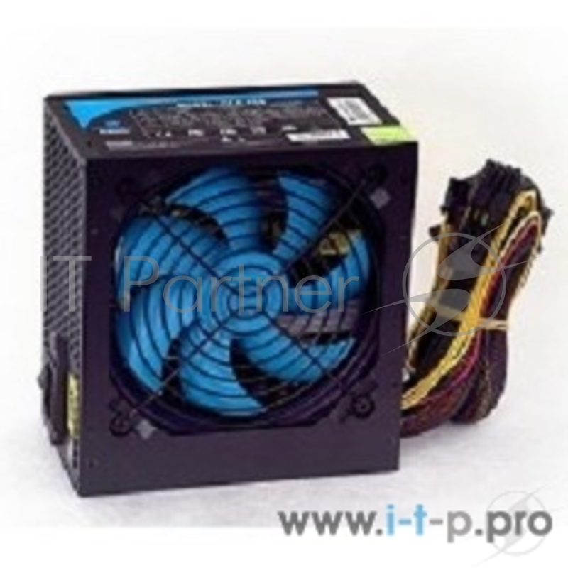 Блоки питания PowerCool (PC500-120-APFC-80P-O) Блок питания ATX 500W PowerCool 120mm APFC 80+ (SCP)(OVP)(OCP)(UVP)24+8+4 20+4 pin1xFDD, ATX 1