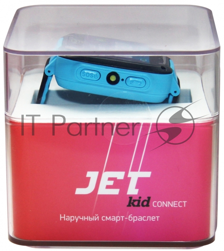 Смарт-часы Jet Kid Connect 45мм 1.44 TFT черный/голубой (CONNECT BLUE)